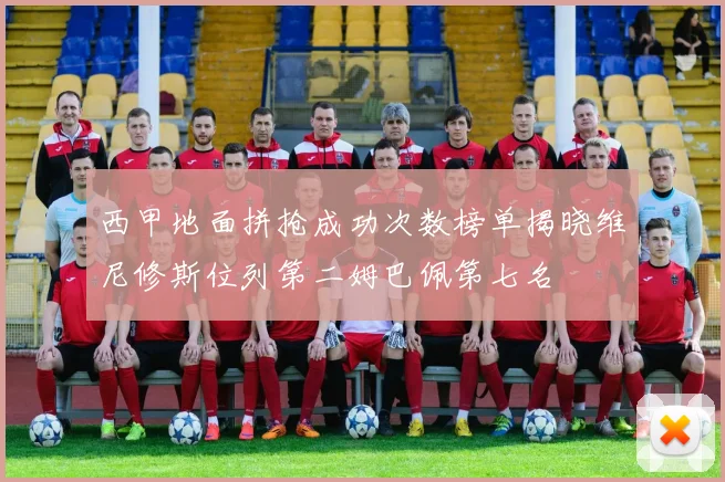 西甲地面拼抢成功次数榜单揭晓维尼修斯位列第二姆巴佩第七名